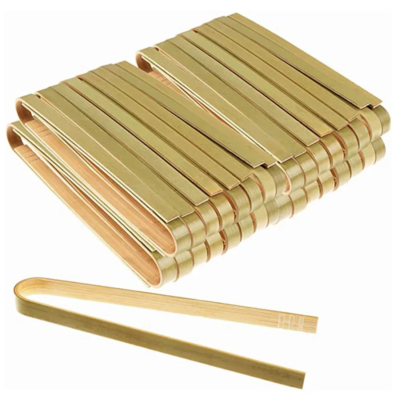 100/200Pcs Mini Bamboo Tongs, 4 Inch Disposable Wooden Cooking Tongs, Natural Toast Tongs Tea Supplies
100/200Pcs Mini Bamboo Tongs, 4 Inch Disposable Wooden Cooking Tongs, Natural Toast Tongs Tea Supplies