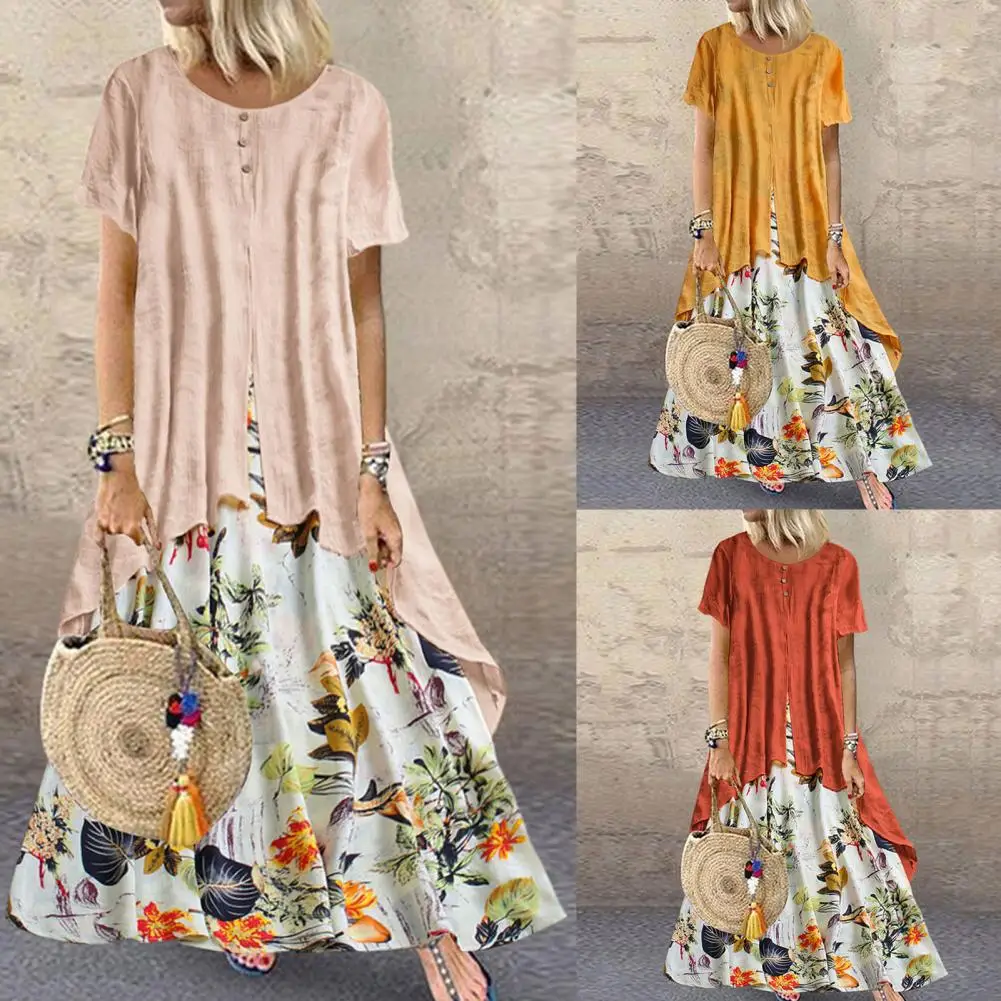 Popular Women Dress Single-breasted Women Clothes Retro Party Female Dresses Linen Blend Casual Dress for Party
Popular Women Dress Single-breasted Women Clothes Retro Party Female Dresses Linen Blend Casual Dress for Party