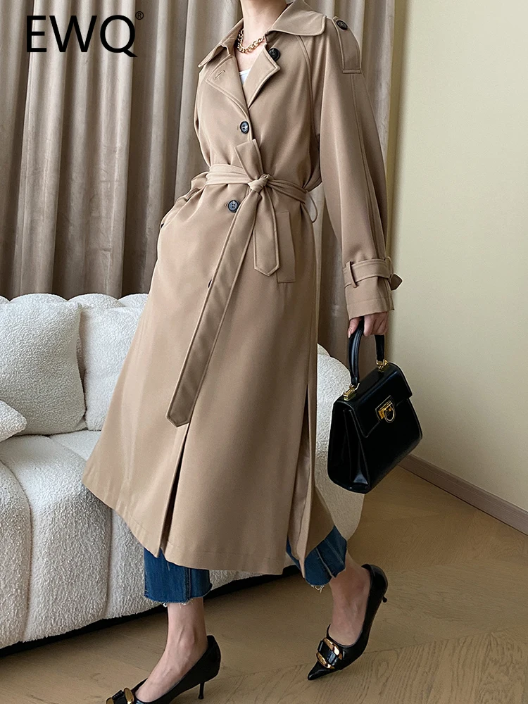EWQ French Style Belt Design Trench For Women Lapel Single Breasted Long Sleeve Elegant Female Outwear 2023 Autumn New 26D5284
EWQ French Style Belt Design Trench For Women Lapel Single Breasted Long Sleeve Elegant Female Outwear 2023 Autumn New 26D5284