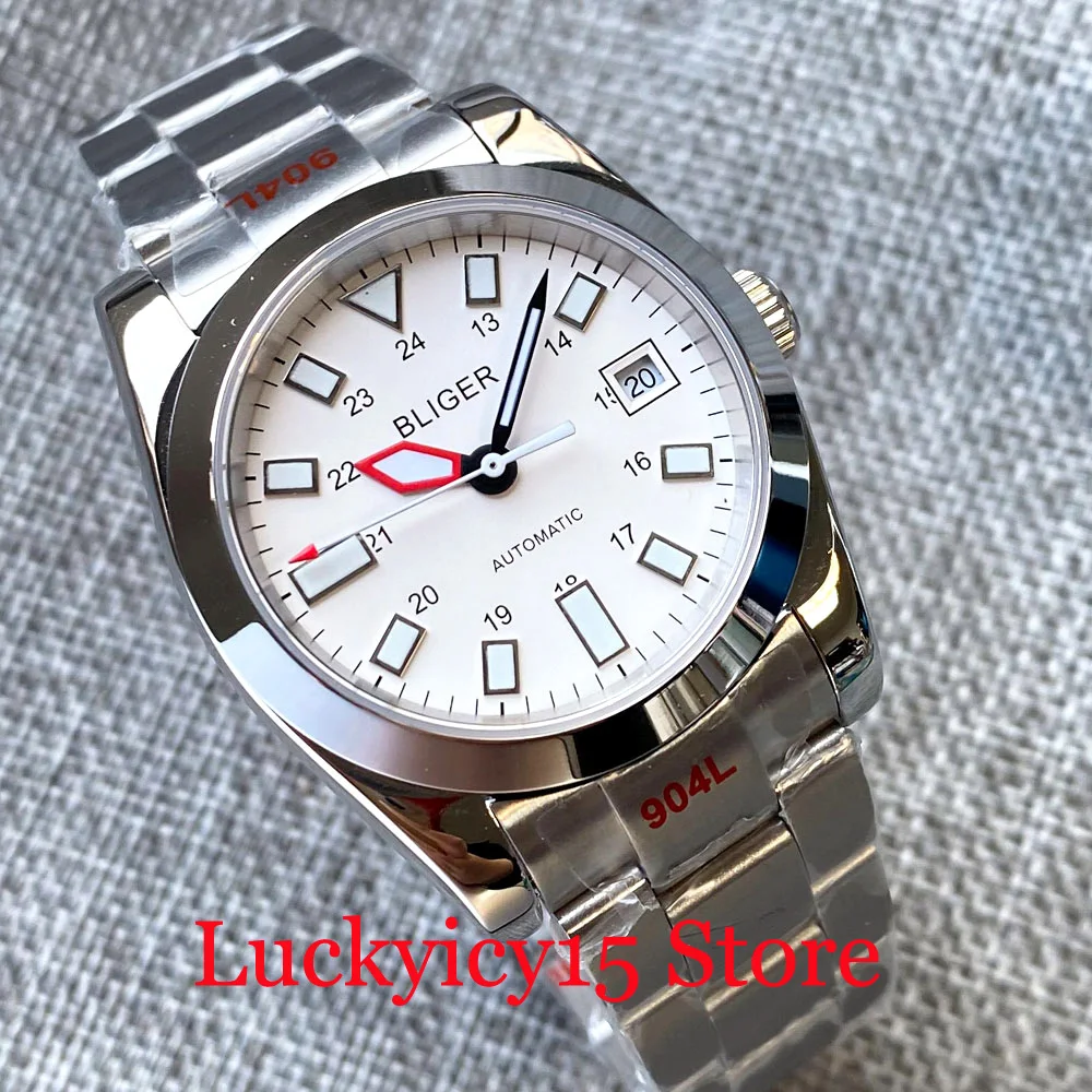 BLIGER 36MM/39MM MINGZHU MIYOTA PT5000 Automatic Movement Men's Wristwatch Auto Date White Dial Sapphire Crystal Polished Bezel
BLIGER 36MM/39MM MINGZHU MIYOTA PT5000 Automatic Movement Men's Wristwatch Auto Date White Dial Sapphire Crystal Polished Bezel
