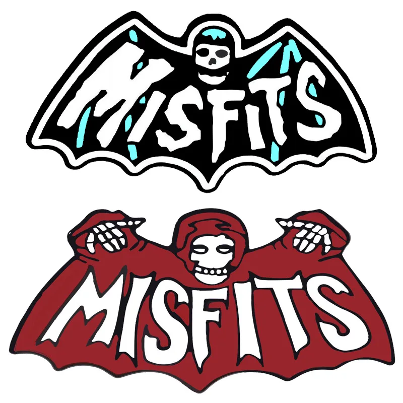 Misfits Band Metal Enamel Brooch Horror Skull Bat Lapel Badge Denim Jacket Backpack Pin Decoration Halloween Fashion Gifts
Misfits Band Metal Enamel Brooch Horror Skull Bat Lapel Badge Denim Jacket Backpack Pin Decoration Halloween Fashion Gifts