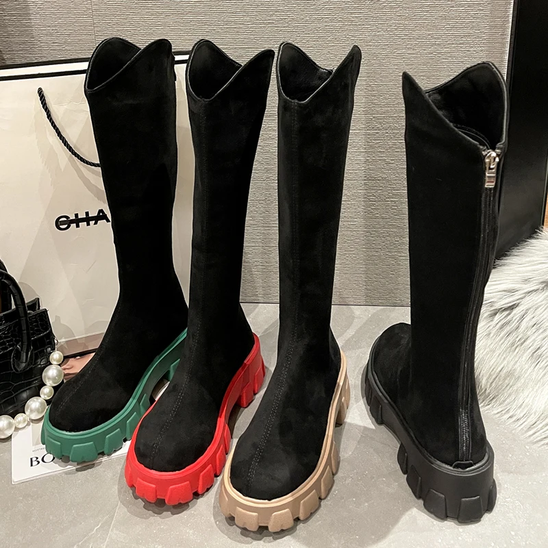 2022 Fashion Chelsea Knee High Boots Ladies Shoes For Women Winter Western Black Round Toe Rubber Boots Female Platform Shoes
2022 Fashion Chelsea Knee High Boots Ladies Shoes For Women Winter Western Black Round Toe Rubber Boots Female Platform Shoes