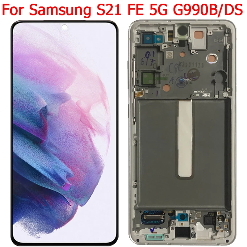 6.4" Original For Samsung Galaxy S21 FE 5G Display LCD Touch Screen With Frame SM-G990B G990U G990B/DS LCD Display Parts
6.4" Original For Samsung Galaxy S21 FE 5G Display LCD Touch Screen With Frame SM-G990B G990U G990B/DS LCD Display Parts