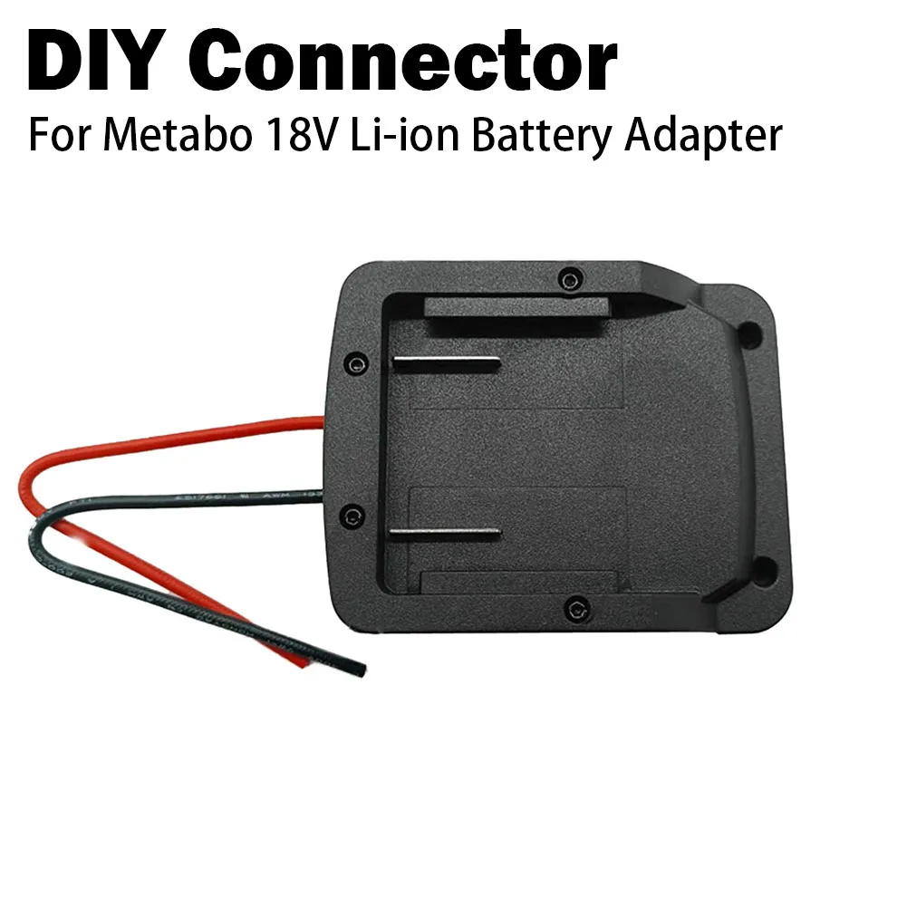 Battery Adapter 12 AWG Black For Metabo18V Li-ion Battery To DIY 2 Wiring/cable Output Adapter Output To Dock Power Connector
Battery Adapter 12 AWG Black For Metabo18V Li-ion Battery To DIY 2 Wiring/cable Output Adapter Output To Dock Power Connector