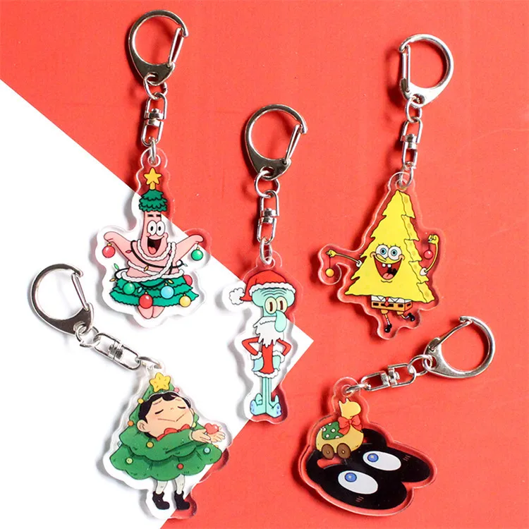 Spongebob Squarepants Kawaii Keychain Double Sided Transparent Acrylic Keychain Cartoon Cute Girl Bag Pendant Car Ornament
Spongebob Squarepants Kawaii Keychain Double Sided Transparent Acrylic Keychain Cartoon Cute Girl Bag Pendant Car Ornament