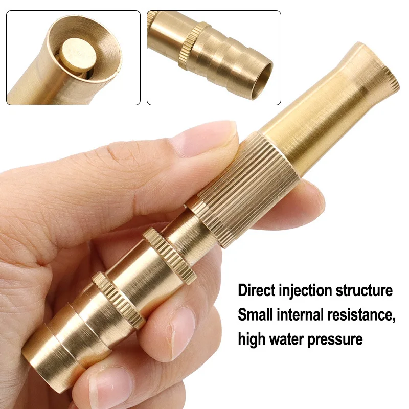 New 1/4 High Pressure Washer Shower Car Wash Water Gun Household Brush Car Watering Nozzle In-line Type Copper
New 1/4 High Pressure Washer Shower Car Wash Water Gun Household Brush Car Watering Nozzle In-line Type Copper