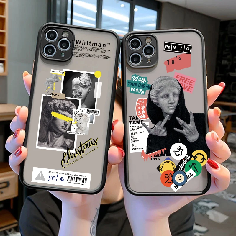Fashion Retro Bar Code Label Cellphone Bumper Clear Matte PC Back Phone Case For iphone11 12 13 14 Pro XS Max 7 8 Plus X XR case
Fashion Retro Bar Code Label Cellphone Bumper Clear Matte PC Back Phone Case For iphone11 12 13 14 Pro XS Max 7 8 Plus X XR case