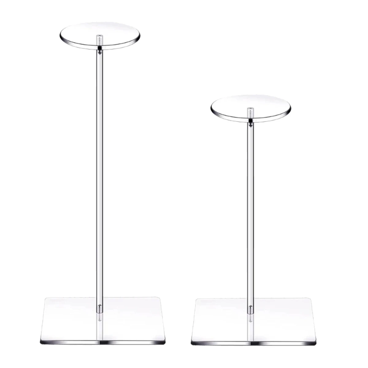 2Pcs Acrylic Hat Stand Wig Display Rack Clear Hat Stand Baseball Hat Rack Multifunctional Anti-Slip Decorative Hat Display Stand
2Pcs Acrylic Hat Stand Wig Display Rack Clear Hat Stand Baseball Hat Rack Multifunctional Anti-Slip Decorative Hat Display Stand