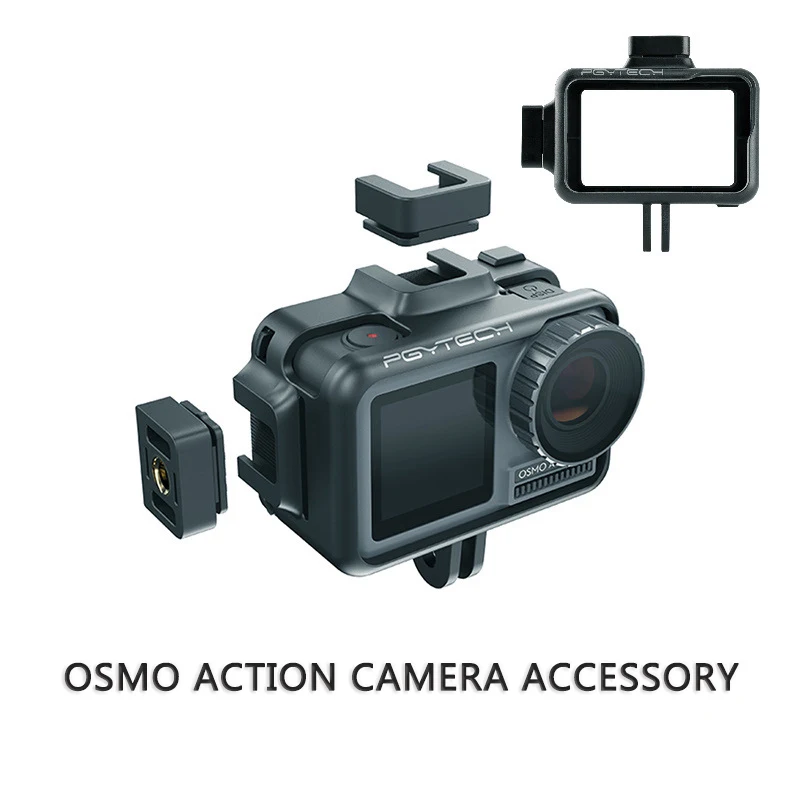 OSMO Action Camera Cage Original Accessories Case For Dji OSMO Action Sport Camera Free Switching Between Shooting Models
OSMO Action Camera Cage Original Accessories Case For Dji OSMO Action Sport Camera Free Switching Between Shooting Models