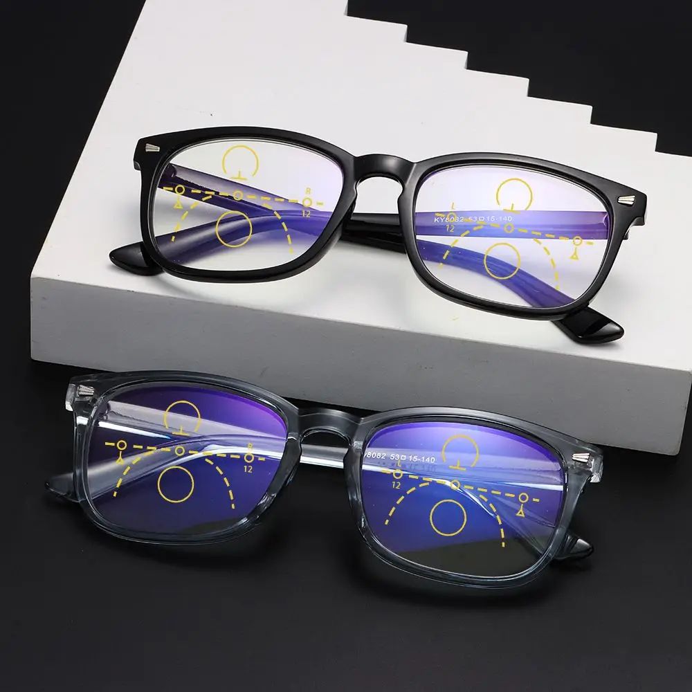 Spring Hinge Eyeglasses Far and Near Dual-use Anti Blue Light Progressive Multifocus Reading Glasses Presbyopic Glasses
Spring Hinge Eyeglasses Far and Near Dual-use Anti Blue Light Progressive Multifocus Reading Glasses Presbyopic Glasses