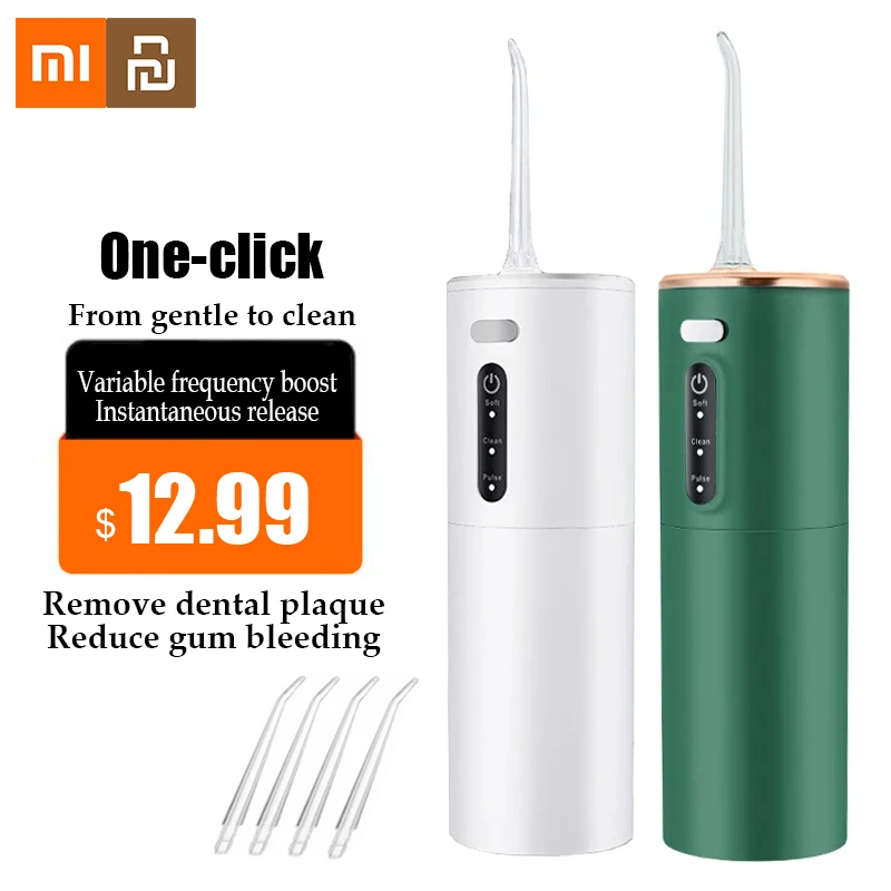 Xiaomi Electric Oral IrrigatorTooth Cleaner 3 ModeRechargeable Water Jet Teeth Cleaner Whitening Irrigator Dental Teeth Cleaner
Xiaomi Electric Oral IrrigatorTooth Cleaner 3 ModeRechargeable Water Jet Teeth Cleaner Whitening Irrigator Dental Teeth Cleaner