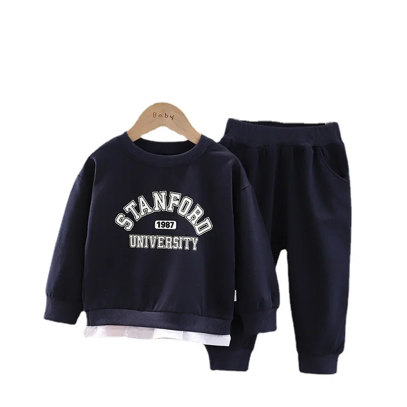 Autumn Kids Toddler Cotton Costume Infant Tracksuits Baby Boys Girls Letter T Shirt Pants 2Pcs/Sets New Spring Children Clothes
Autumn Kids Toddler Cotton Costume Infant Tracksuits Baby Boys Girls Letter T Shirt Pants 2Pcs/Sets New Spring Children Clothes