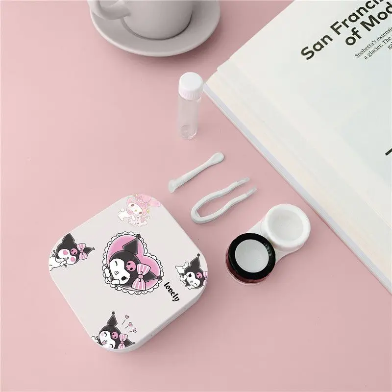 Cinnamoroll Kawaii Anime Sanrio Contact Lens Case Cute Cartoon Hellokittys Kuromi Portable Contact Lens Storage Box Girl Gift
Cinnamoroll Kawaii Anime Sanrio Contact Lens Case Cute Cartoon Hellokittys Kuromi Portable Contact Lens Storage Box Girl Gift
