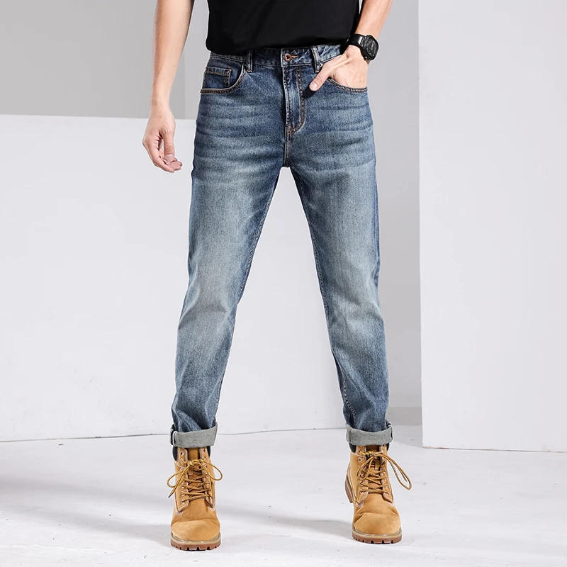 New Men's Light Weight Straight Jeans Business Casual Stretch Denim Pants Male Mid-waist Trousers High Quality Fashion Street
New Men's Light Weight Straight Jeans Business Casual Stretch Denim Pants Male Mid-waist Trousers High Quality Fashion Street