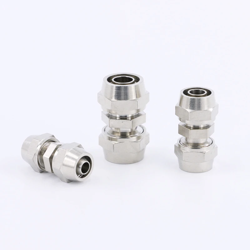 

Pneumatic Quick Wring Joint Docking Pipe Direct SMC Lock Nut Type High Pressure Copper Nickel Plating Pu Tube 8/10/12mm