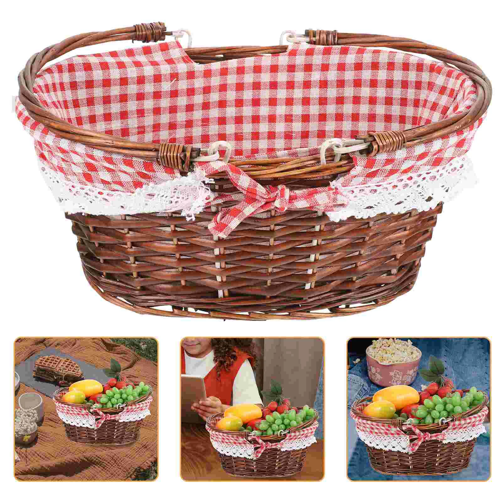 Multi-use Portable Practical Wicker Baskets For Gifts Picnic Basket Small Wicker Basket With Handle for Picnic
Multi-use Portable Practical Wicker Baskets For Gifts Picnic Basket Small Wicker Basket With Handle for Picnic