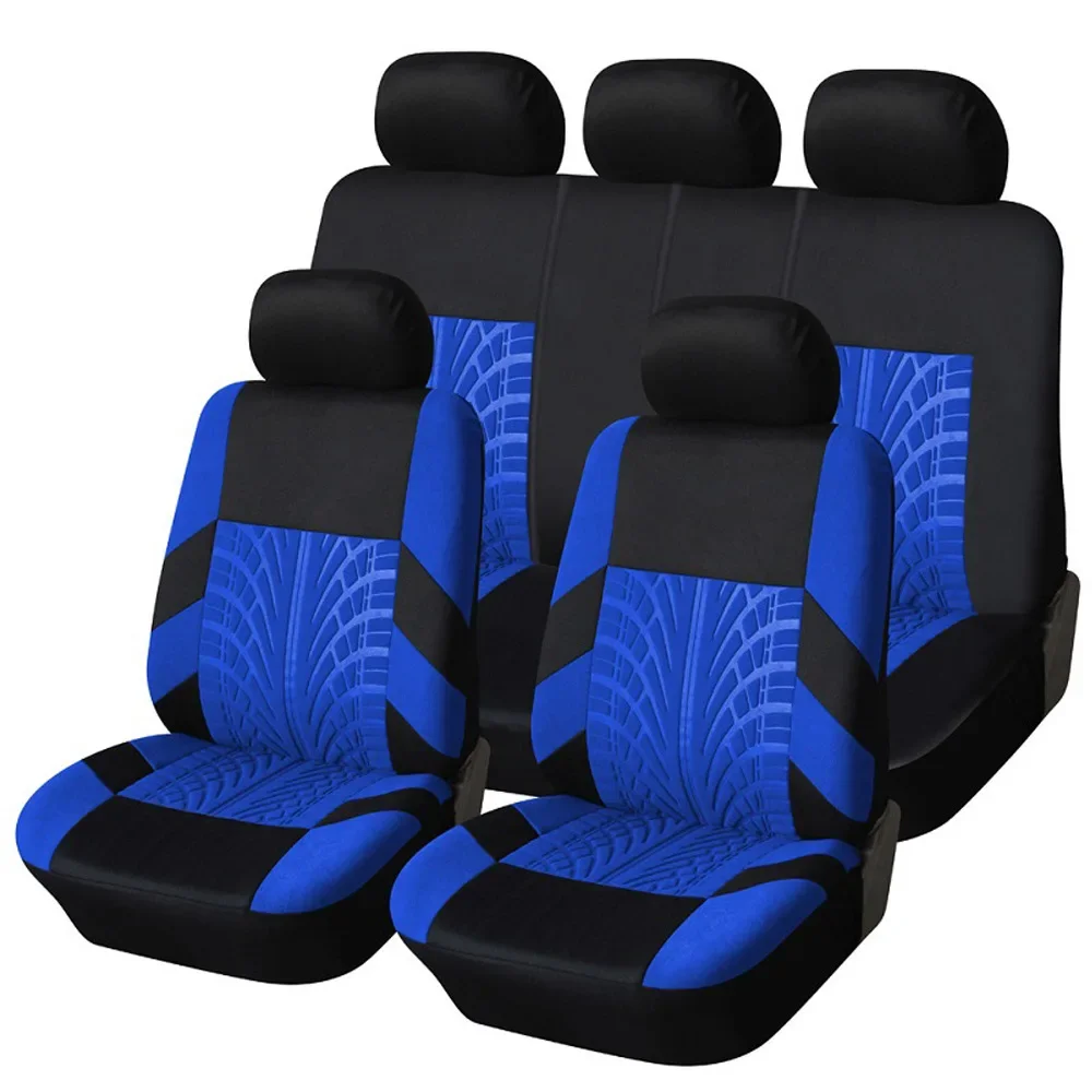 Automobiles Embroidery Blue Car Seat Covers Set Universal Fit Most Cars Covers with Tire Track Detail Styling Car Seat Protector
Automobiles Embroidery Blue Car Seat Covers Set Universal Fit Most Cars Covers with Tire Track Detail Styling Car Seat Protector