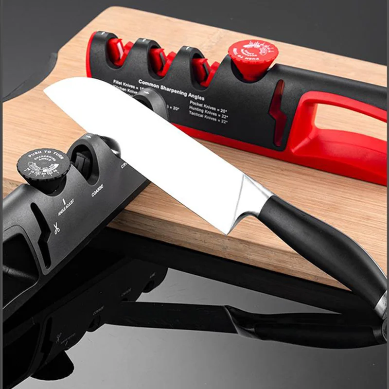 

Точилка для ножей 5 в 1, профессиональный инструмент для заточки кухонных ножниц, вольфрамовый алмазный шлифовальный станок с регулируемым углом