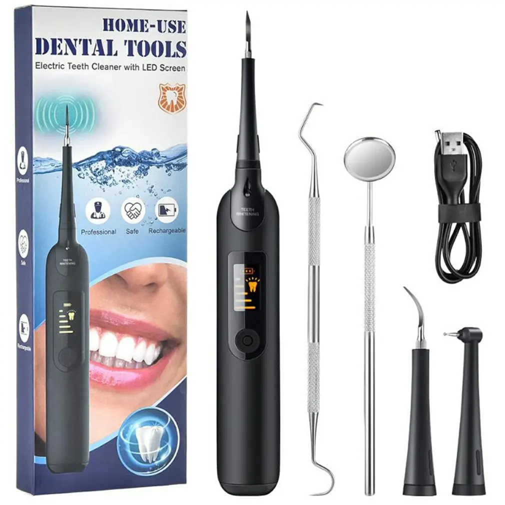 Electric Sonic Dental Scaler Teeth Whitening Tool Kit Tooth Stain Calculus Tartar Remover Tooth Cleaner Oral Care Dropshipping
Electric Sonic Dental Scaler Teeth Whitening Tool Kit Tooth Stain Calculus Tartar Remover Tooth Cleaner Oral Care Dropshipping