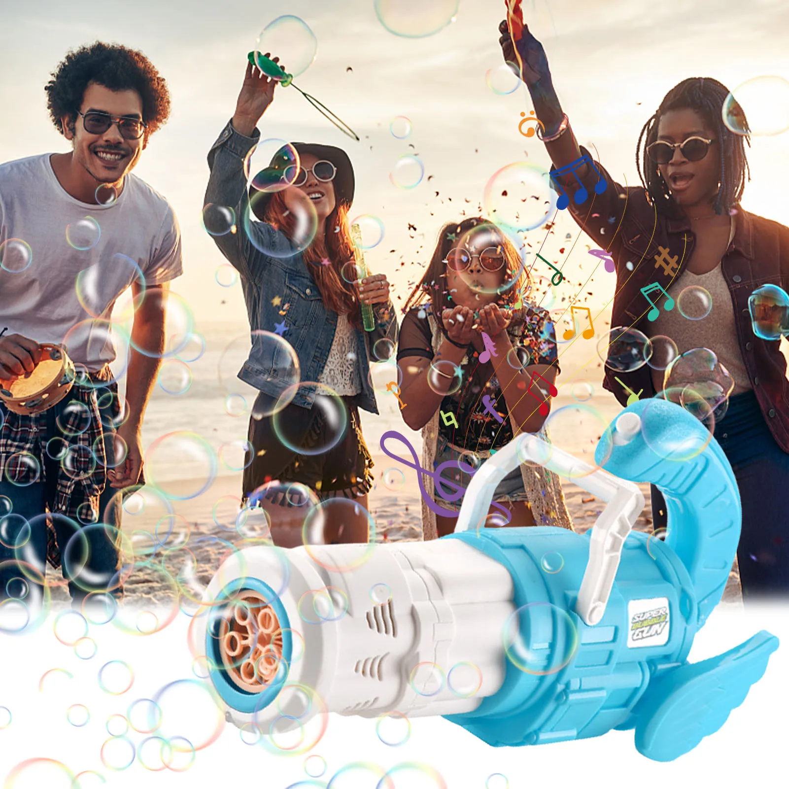10-hole Bubble MakerAutomatic Kids Bubble Machine 10-hole Electronic Bubble Blaster With LED Light Bubble Maker Machine For Kids
10-hole Bubble MakerAutomatic Kids Bubble Machine 10-hole Electronic Bubble Blaster With LED Light Bubble Maker Machine For Kids