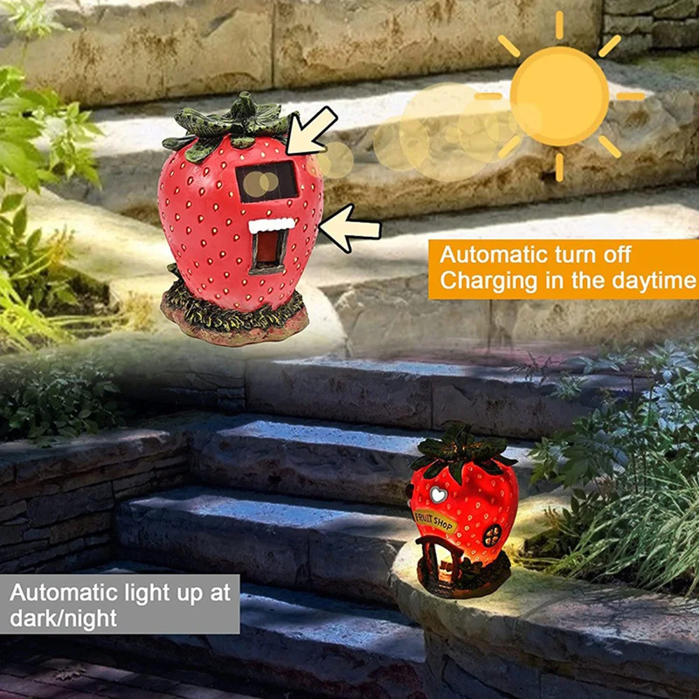 Pineappl Strawberry Fairy House Solar Powered Lights Waterproof And Resistant To Corrosion Suitable For Home Decoration
Pineappl Strawberry Fairy House Solar Powered Lights Waterproof And Resistant To Corrosion Suitable For Home Decoration