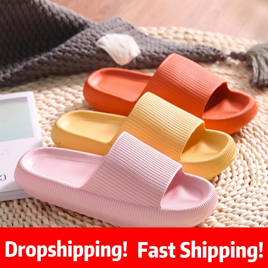 4cm Thick Platform Women's Slippers Summer Beach Eva Soft Slide Sandals Leisure Men Indoor Bathroom Shoes Anti-slip Dropshipping
4cm Thick Platform Women's Slippers Summer Beach Eva Soft Slide Sandals Leisure Men Indoor Bathroom Shoes Anti-slip Dropshipping