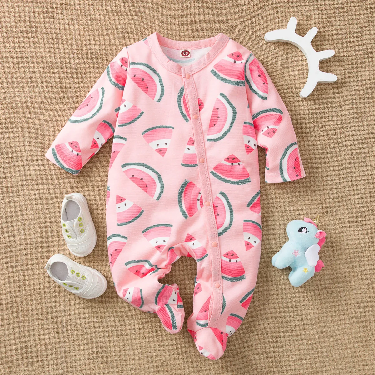 Newborn Baby Girl Jumpsuit Korean Style long sleeves printing bodysuit Toddler Infant fashion Girl Clothes romper
Newborn Baby Girl Jumpsuit Korean Style long sleeves printing bodysuit Toddler Infant fashion Girl Clothes romper