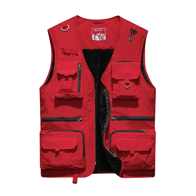 Spring Autumn Vest Men Fleece Warm Military Outdoor Travel Fishing Tactical Vest With Many Pockets Waistcoat Large Size M-4XL
Spring Autumn Vest Men Fleece Warm Military Outdoor Travel Fishing Tactical Vest With Many Pockets Waistcoat Large Size M-4XL