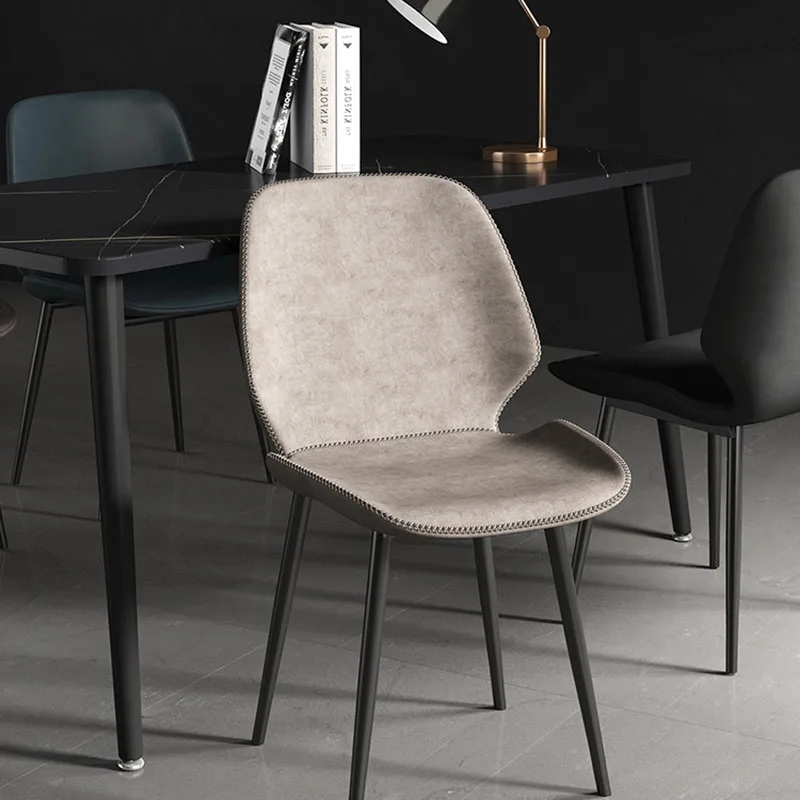 Ergonomic Metal Chairs Dining Room Luxury Leather Lounge Chairs Italian Style Minimalist Chaises Salle Manger Kitchen Furniture
Ergonomic Metal Chairs Dining Room Luxury Leather Lounge Chairs Italian Style Minimalist Chaises Salle Manger Kitchen Furniture