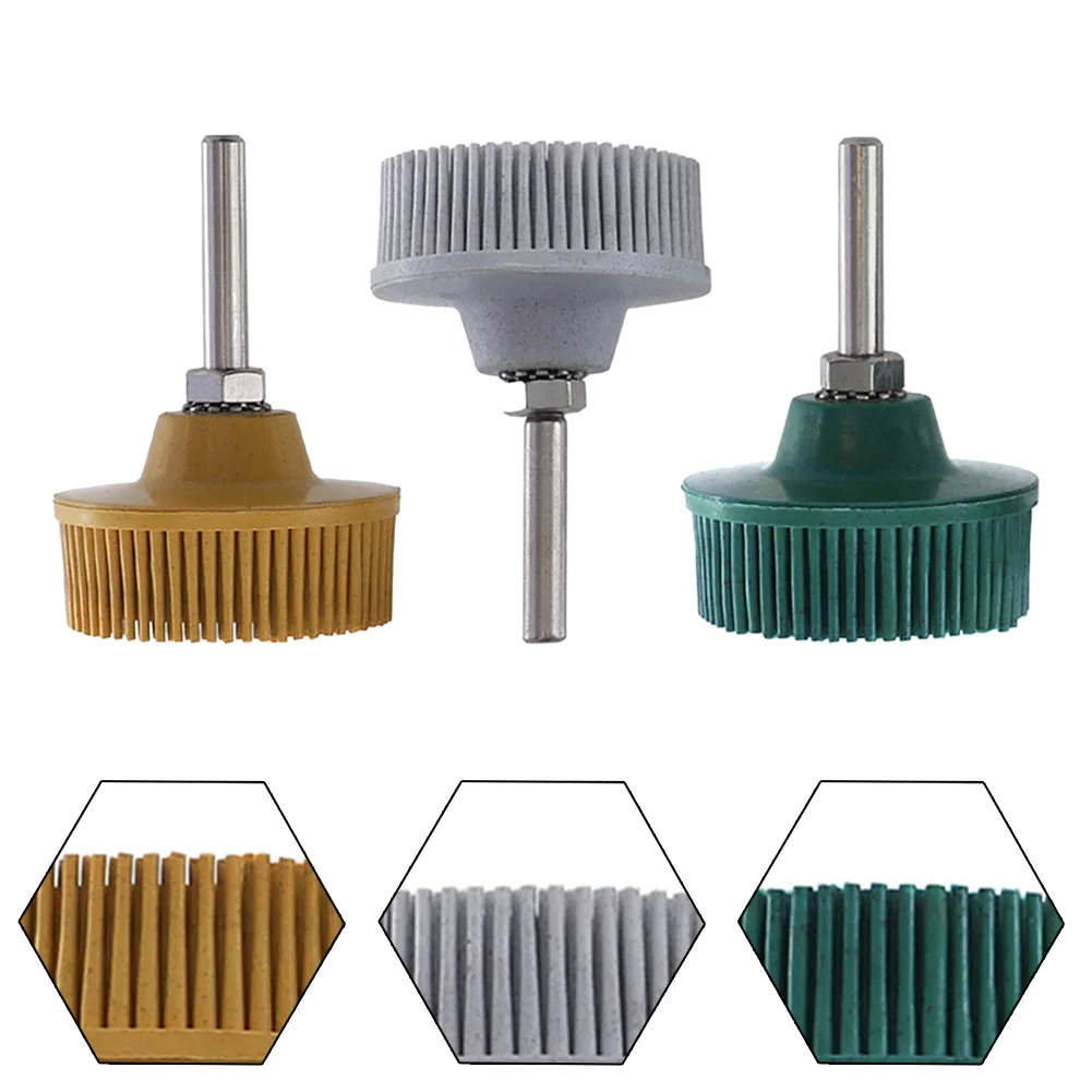 2 Inch Emery Rubber Bristle Disc 50/80/120# Abrasive Brush Polishing Grinding Wheel For Burr Rust Scratch Removal
2 Inch Emery Rubber Bristle Disc 50/80/120# Abrasive Brush Polishing Grinding Wheel For Burr Rust Scratch Removal