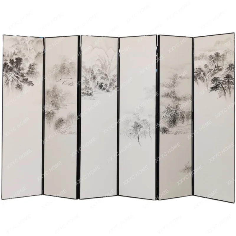 Simple Hand-Painted Landscape Mobile Folding Screen Living Room Partition Accordion Partition Metal High-End
Simple Hand-Painted Landscape Mobile Folding Screen Living Room Partition Accordion Partition Metal High-End