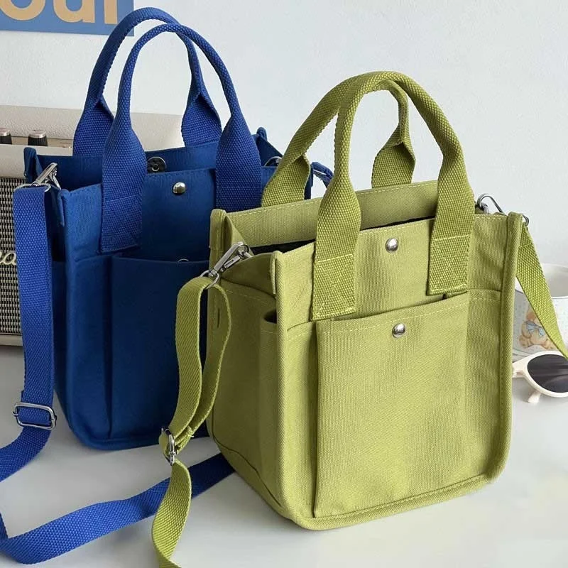 2023 Fashion Handbag Female Canvas Casual Tote Student Shoulder Bag Solid Color Messenger Bags Magnetic Buckle
2023 Fashion Handbag Female Canvas Casual Tote Student Shoulder Bag Solid Color Messenger Bags Magnetic Buckle