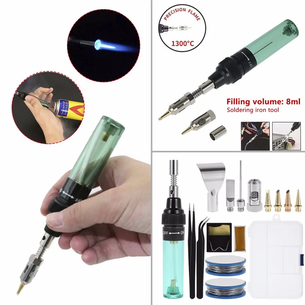 High Quality Useful Brand New For Light Welding Repair Welding Pen Soldering Iron Pen Butane Gas Gas Soldering
High Quality Useful Brand New For Light Welding Repair Welding Pen Soldering Iron Pen Butane Gas Gas Soldering