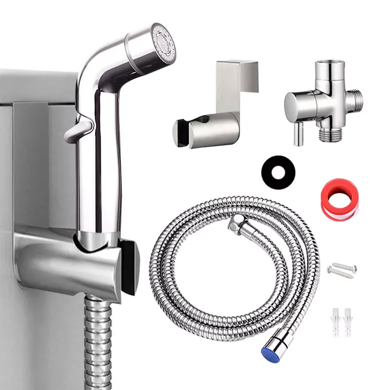 NEW2022 Handheld Toilet Bidet Sprayer Set Stainless Steel Hand Bidet Faucet Bathroom Hand Sprayer Toilet Shower Head Women Bide
NEW2022 Handheld Toilet Bidet Sprayer Set Stainless Steel Hand Bidet Faucet Bathroom Hand Sprayer Toilet Shower Head Women Bide