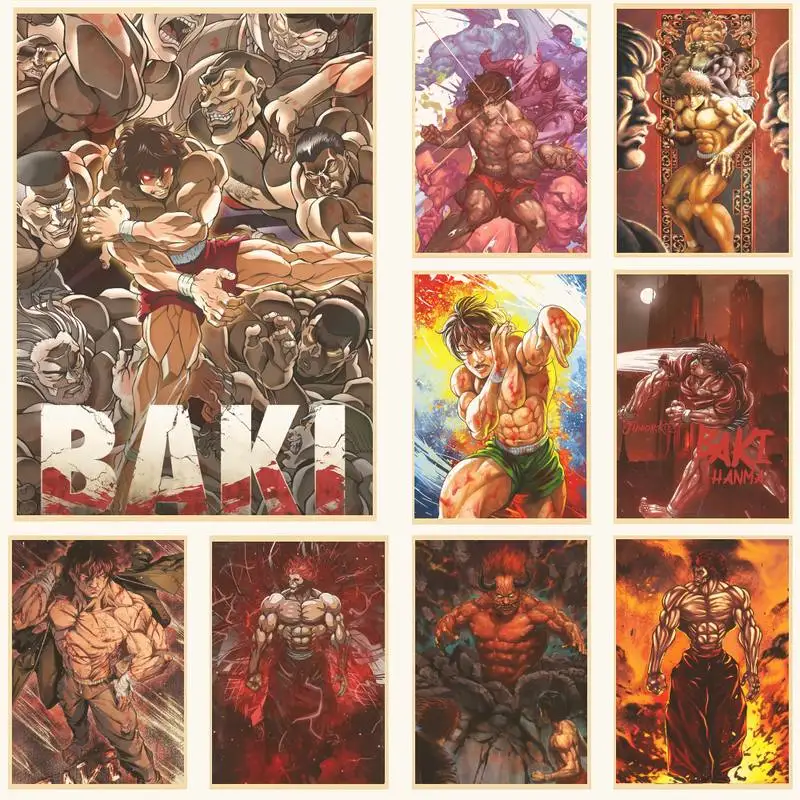 Постер Baki Hanma comics в стиле ретро, постер для дома, бара, кафе, художественная Наклейка на стену, коллекционная картина, украшение обоев
Постер Baki Hanma comics в стиле ретро, постер для дома, бара, кафе, художественная Наклейка на стену, коллекционная картина, украшение обоев