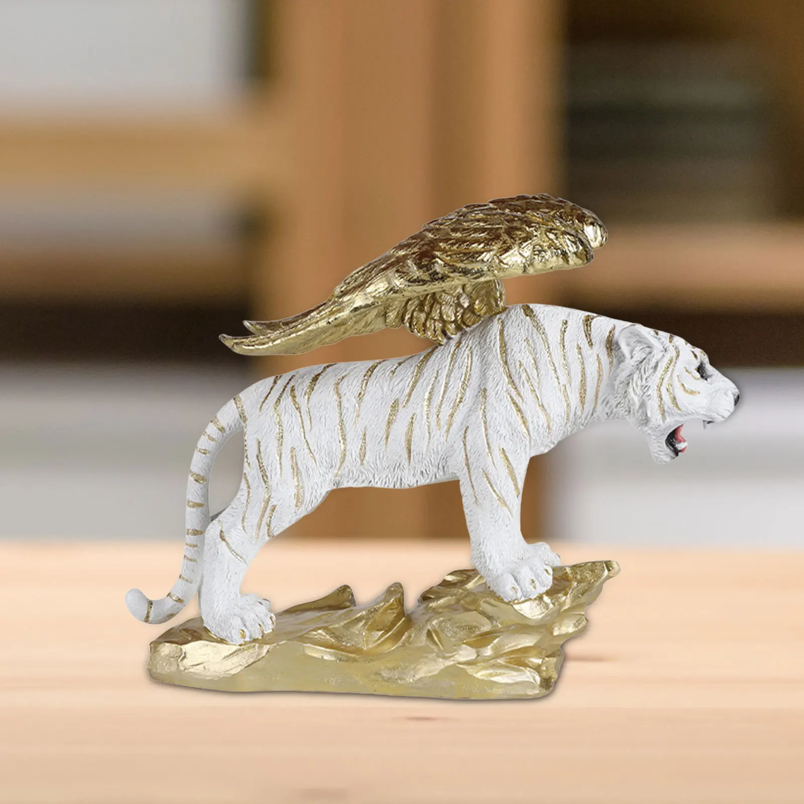 Golden Tiger Zodiac Statue Chinese Tiger Year Resin Figurine Creative Lion Table Decorations For Collection Lucky New Year's
Golden Tiger Zodiac Statue Chinese Tiger Year Resin Figurine Creative Lion Table Decorations For Collection Lucky New Year's