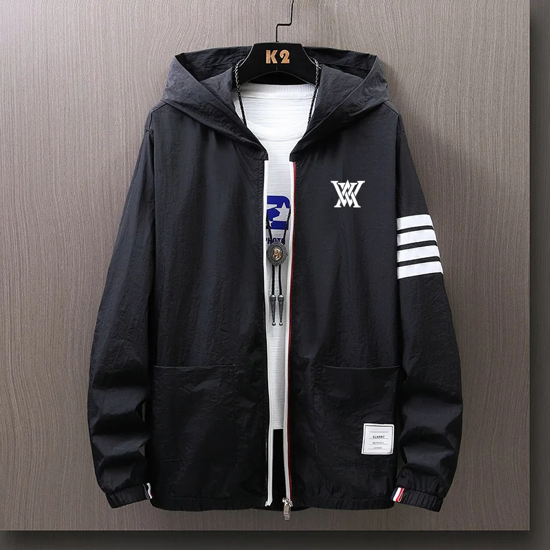 2022 Spring Fashion Golf Jackets For Men Clothing Casual Hooded Windbreaker Jacket Men Outdoor Sports Sun Protection Clothing
2022 Spring Fashion Golf Jackets For Men Clothing Casual Hooded Windbreaker Jacket Men Outdoor Sports Sun Protection Clothing