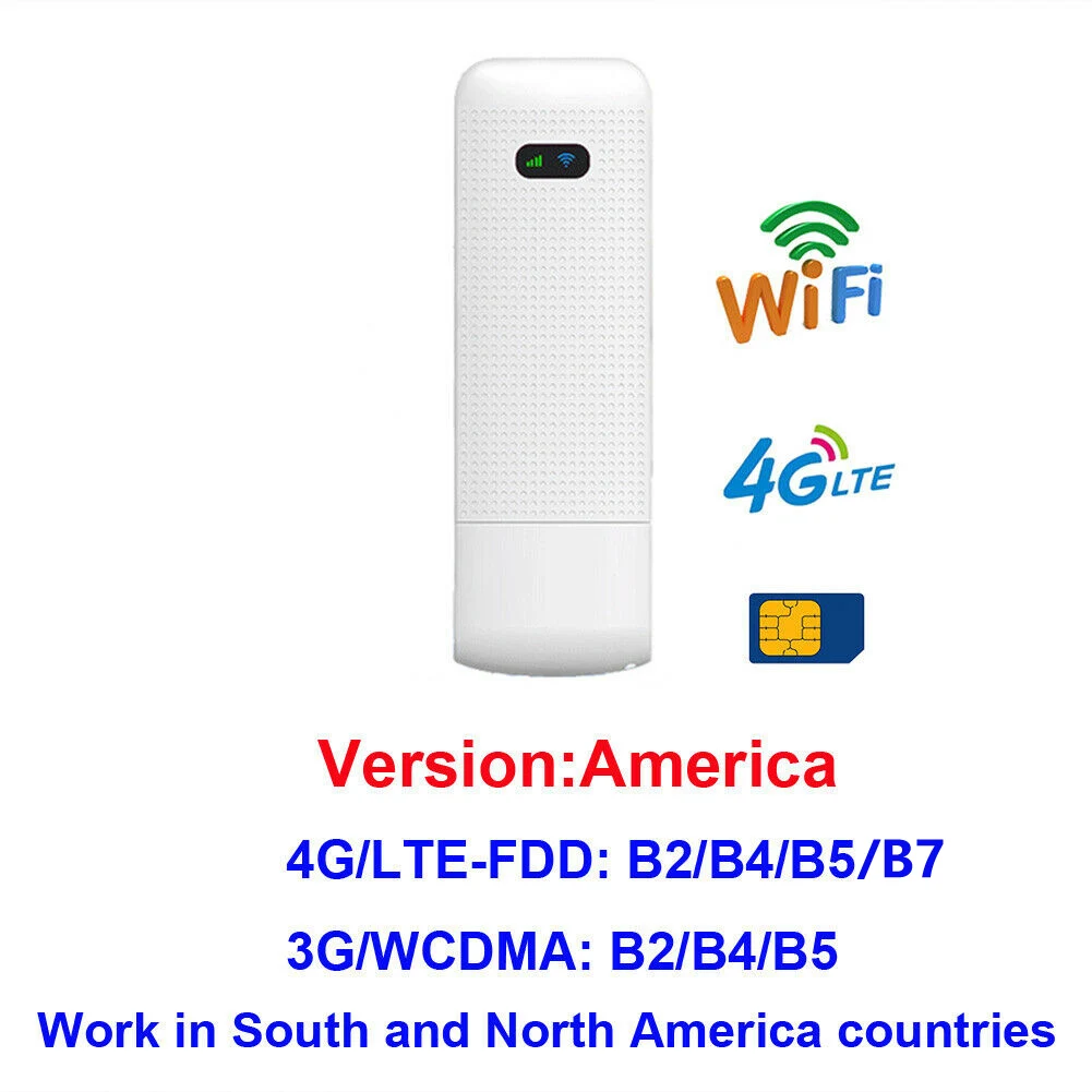 Portable Mifi 4G LTE WIFI Router 150Mbps Wireless Router USB Modem With SIM Card Slot For Iphone Ipad PC Laptop 
Portable Mifi 4G LTE WIFI Router 150Mbps Wireless Router USB Modem With SIM Card Slot For Iphone Ipad PC Laptop
