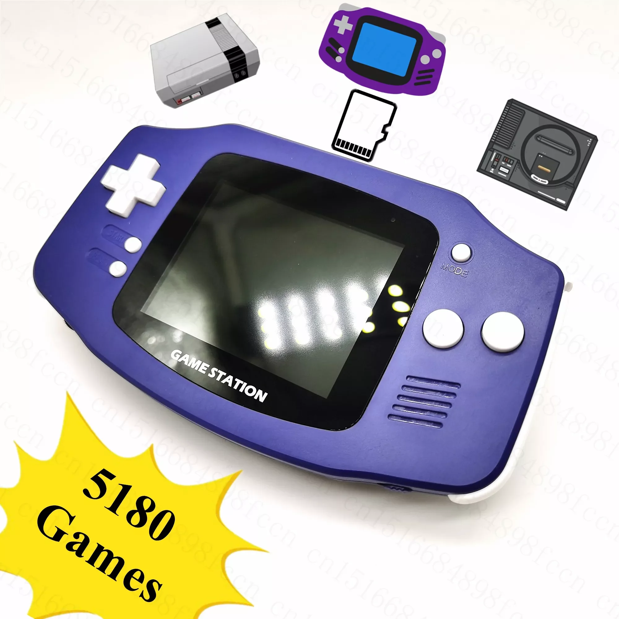 5180 Games 3 Inch Retro Handheld Game Console Player with 3 Emulators for Genesis for Nes for GBA Support TF Card Save&Load
5180 Games 3 Inch Retro Handheld Game Console Player with 3 Emulators for Genesis for Nes for GBA Support TF Card Save&Load