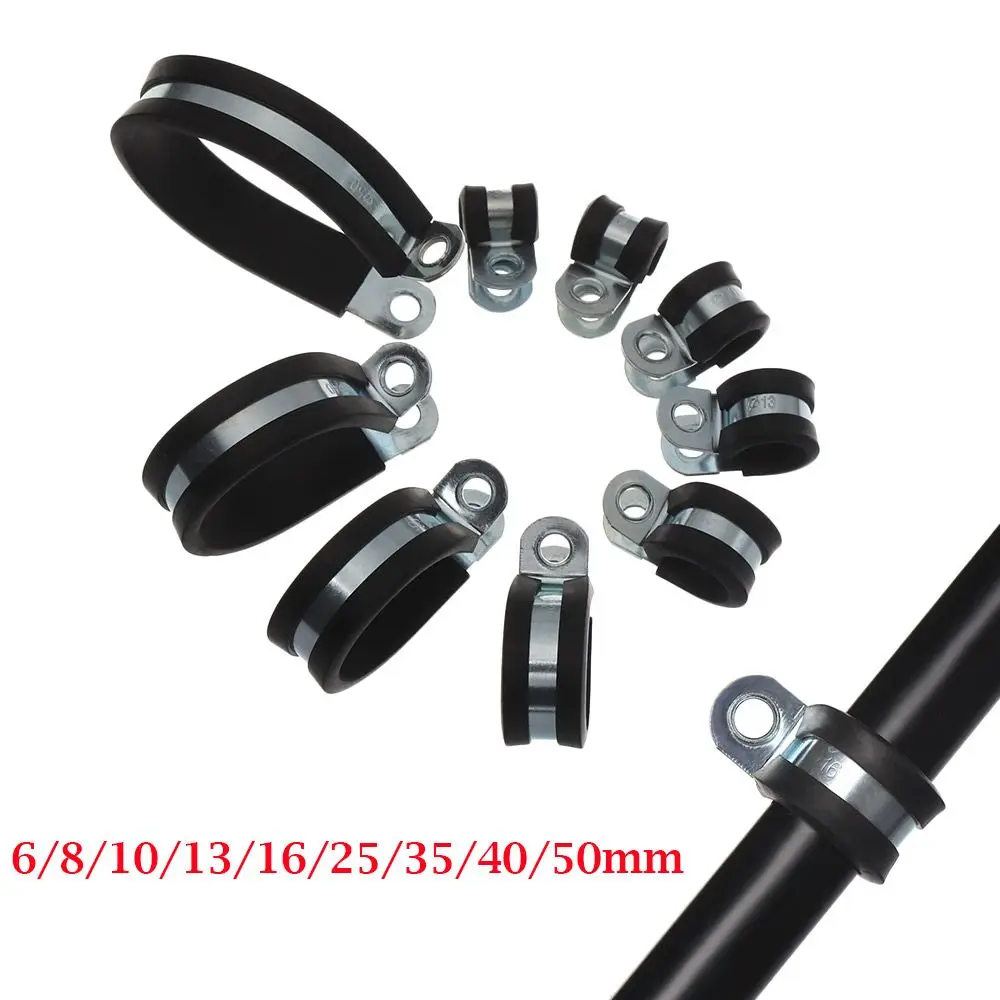 Durable Metal Electrical Fittings Hardware Pipe Mounting Fix Wiring Hose Clamp Rubber Lined P Clips Cable Fasteners
Durable Metal Electrical Fittings Hardware Pipe Mounting Fix Wiring Hose Clamp Rubber Lined P Clips Cable Fasteners