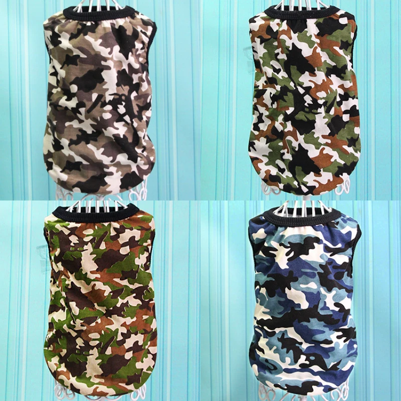 2022 spring and summer new dog vest camouflage vest teddy pomeranian bichon puppy dog clothes
2022 spring and summer new dog vest camouflage vest teddy pomeranian bichon puppy dog clothes