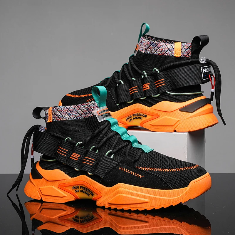Men Sneakers Fashion Platform Socks Shoes High-top Running Shoes Lightweight Casual Shoes Non-slip Outdoor Jogging Athletic Shoe
Men Sneakers Fashion Platform Socks Shoes High-top Running Shoes Lightweight Casual Shoes Non-slip Outdoor Jogging Athletic Shoe