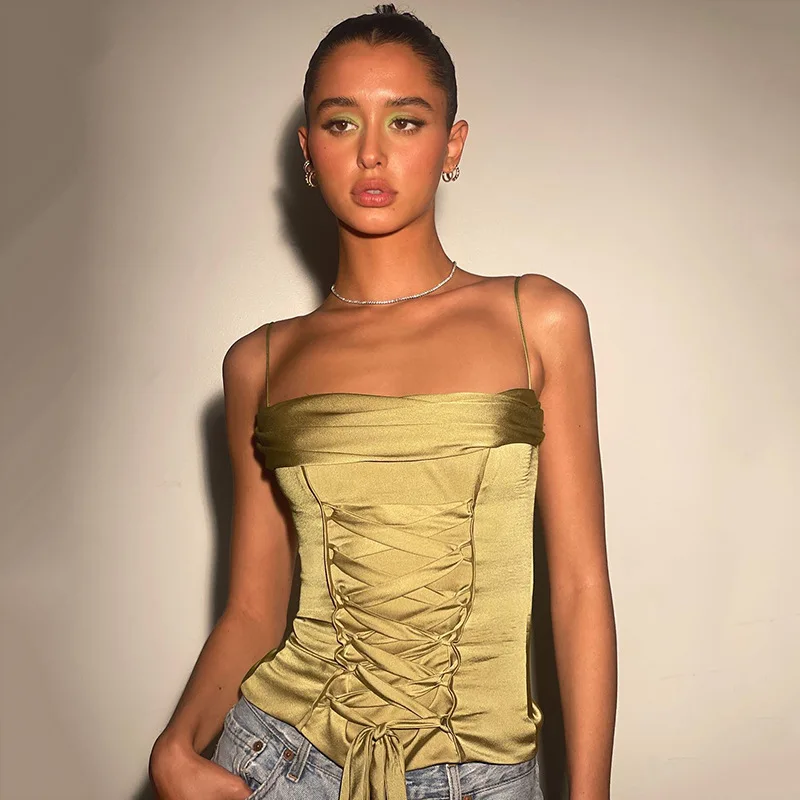 New Sexy Camisole Women Autumn All-match Straps Waist Tight Backless Top Slim Tank Top Female 2022 New
New Sexy Camisole Women Autumn All-match Straps Waist Tight Backless Top Slim Tank Top Female 2022 New