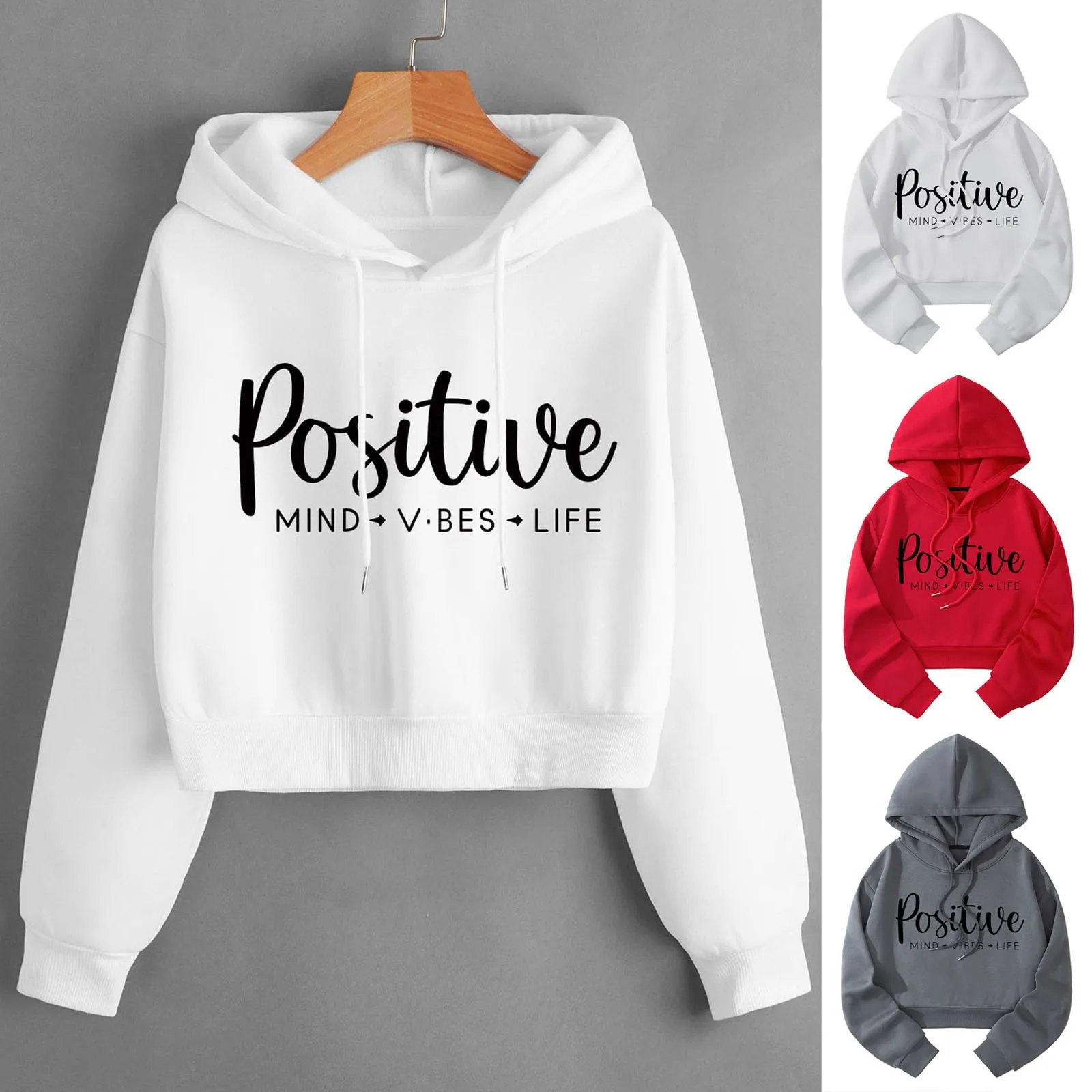 Women Simple Short Crop Tops Letter Print Drawstring Hoodies Long Sleeves Oversize Fashion Hoodies Sweatshirt Trendy Streetwear
Women Simple Short Crop Tops Letter Print Drawstring Hoodies Long Sleeves Oversize Fashion Hoodies Sweatshirt Trendy Streetwear