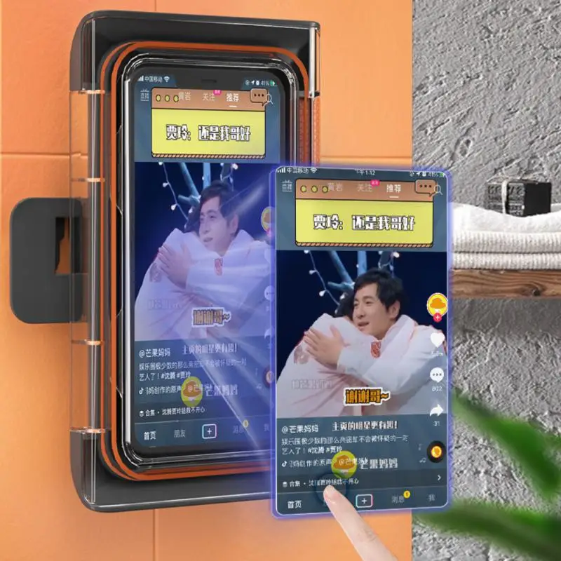 Shower Phone Box Touch Screen Bathroom Waterproof Phone Case Seal Protection Mobile Phone Holder For Kitchen Handsfree Gadget
Shower Phone Box Touch Screen Bathroom Waterproof Phone Case Seal Protection Mobile Phone Holder For Kitchen Handsfree Gadget