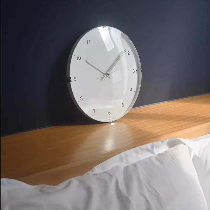 Milky White Wall Clock Simple Modern Industrial Style Bedroom Living Room Light Luxury Pointer Quiet Home Creative Decoration 
Milky White Wall Clock Simple Modern Industrial Style Bedroom Living Room Light Luxury Pointer Quiet Home Creative Decoration