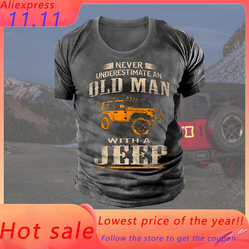 2023 Vintage Men's Multi-Color Personality T-Shirt Off-Road Car Print T-Shirt Summer Ultra-Thin Men's Oversized T-Shirt 2Xs-6Xl
2023 Vintage Men's Multi-Color Personality T-Shirt Off-Road Car Print T-Shirt Summer Ultra-Thin Men's Oversized T-Shirt 2Xs-6Xl