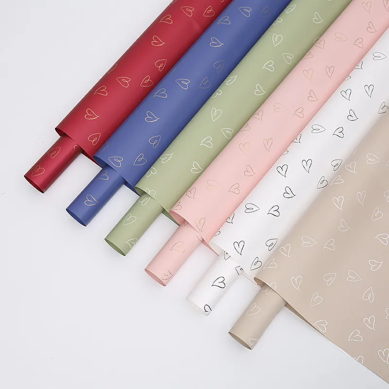 20pcs 58x58cm Plastic Heart Floral Paper Florist Bouquet Flower Wrapping Paper for Wedding Party Deco Valentine's Day Present
20pcs 58x58cm Plastic Heart Floral Paper Florist Bouquet Flower Wrapping Paper for Wedding Party Deco Valentine's Day Present