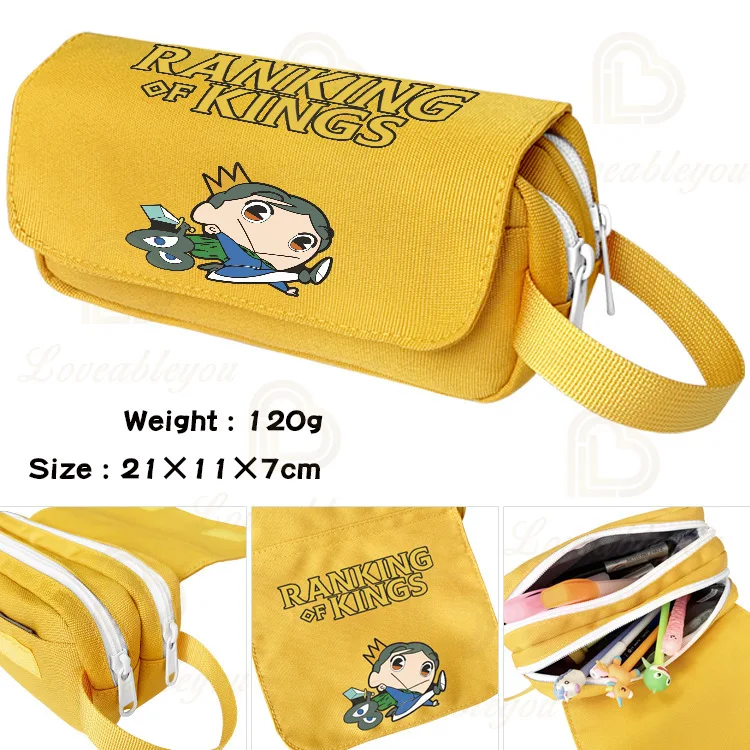 Anime Ranking of Kings Cosplay Student Cartoon Zipper Pen Bag Osama Rankingu Bojji Kage Pencil Case Cosmetic Bag Stationery Box
Anime Ranking of Kings Cosplay Student Cartoon Zipper Pen Bag Osama Rankingu Bojji Kage Pencil Case Cosmetic Bag Stationery Box