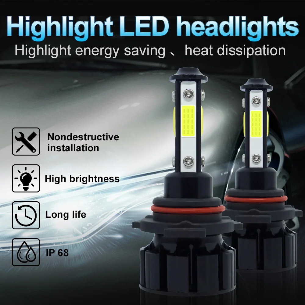9005 LED Headlight LED Fog Light Bulbs 5202 9006 H11 H10 8000LM 12W White Light 6000K 12V Bright DRL Car Light LED Head Light
9005 LED Headlight LED Fog Light Bulbs 5202 9006 H11 H10 8000LM 12W White Light 6000K 12V Bright DRL Car Light LED Head Light